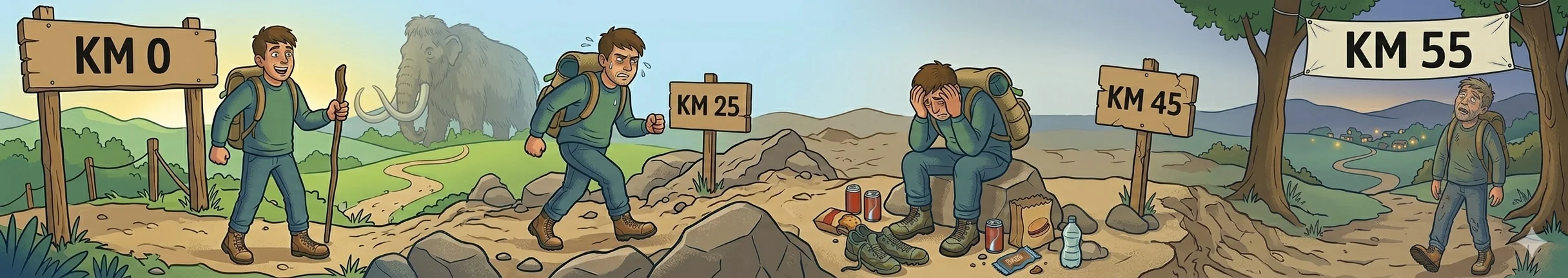 Mammutmarsch Erfahrungsbericht: 55 Kilometer zwischen Euphorie und völliger Erschöpfung